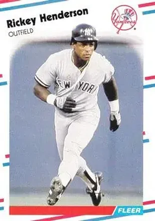 1988 Fleer #209 Rickey Henderson