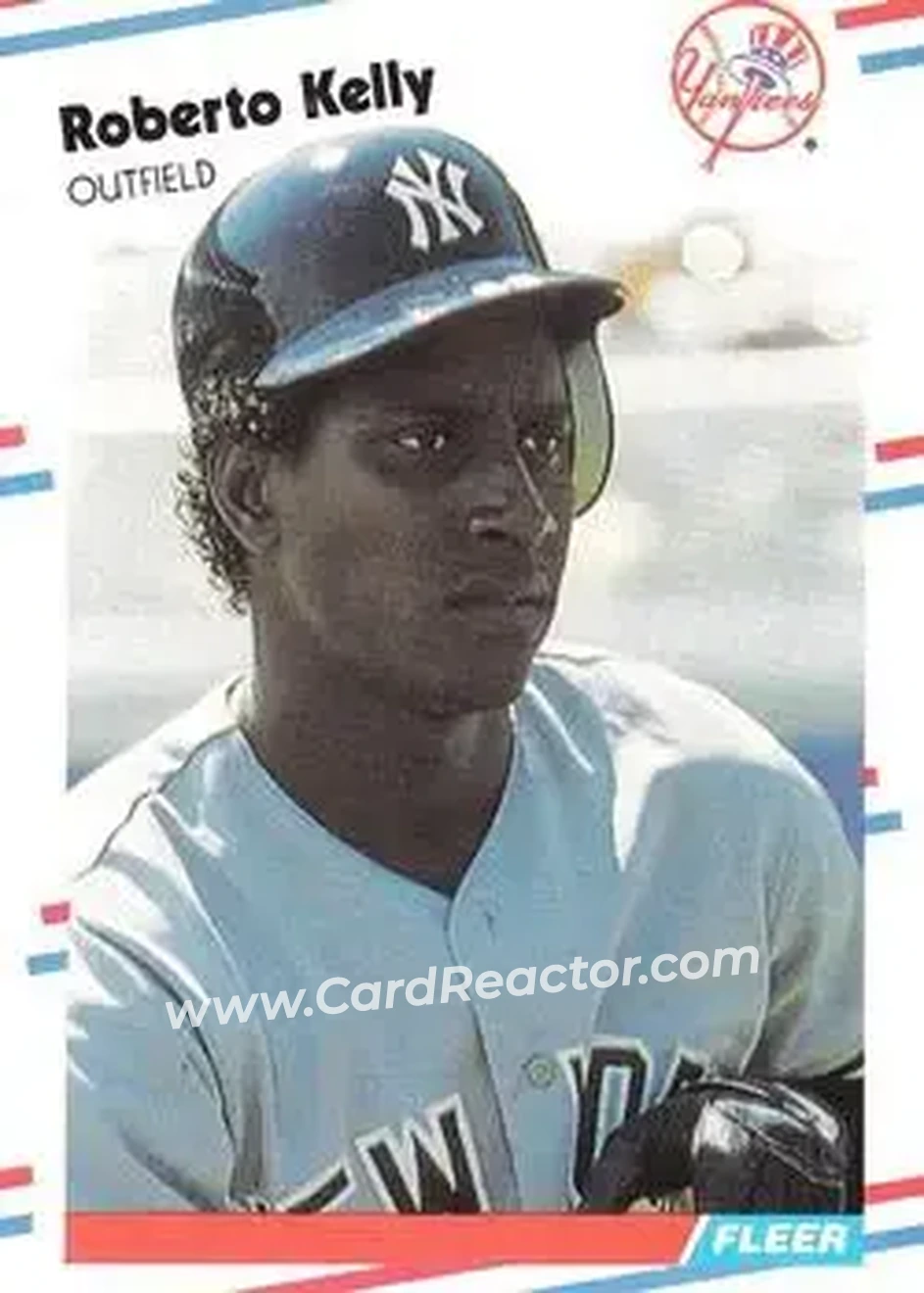 1988 Fleer #212 - Roberto Kelly - New York Yankees - Front 1988 Fleer #212 - Roberto Kelly - New York Yankees - Front