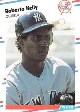 1988 Fleer #212 - Roberto Kelly - New York Yankees