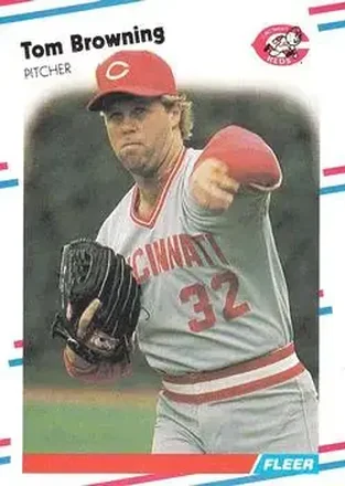 1988 Fleer #228 - Tom Browning - Cincinnati Reds 1988 Fleer #228 - Tom Browning - Cincinnati Reds