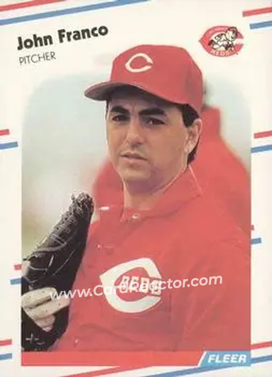 1988 Fleer #234 - John Franco - Cincinnati Reds - Front 1988 Fleer #234 - John Franco - Cincinnati Reds - Front