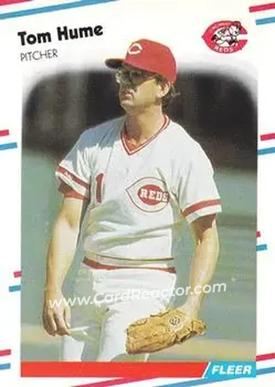 1988 Fleer #236 - Tom Hume - Cincinnati Reds - Front
