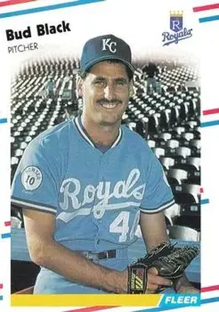 1988 Fleer #252 - Bud Black - Kansas City Royals