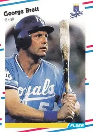 1988 Fleer #254 George Brett
