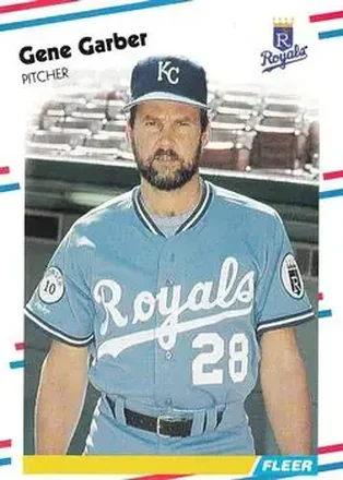 1988 Fleer #257 - Gene Garber - Kansas City Royals