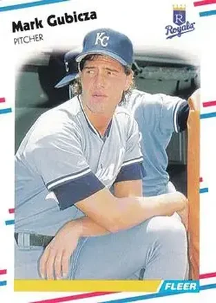 1988 Fleer #259 - Mark Gubicza - Kansas City Royals