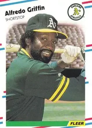 1988 Fleer #280 - Alfredo Griffin - Oakland Athletics 1988 Fleer #280 - Alfredo Griffin - Oakland Athletics