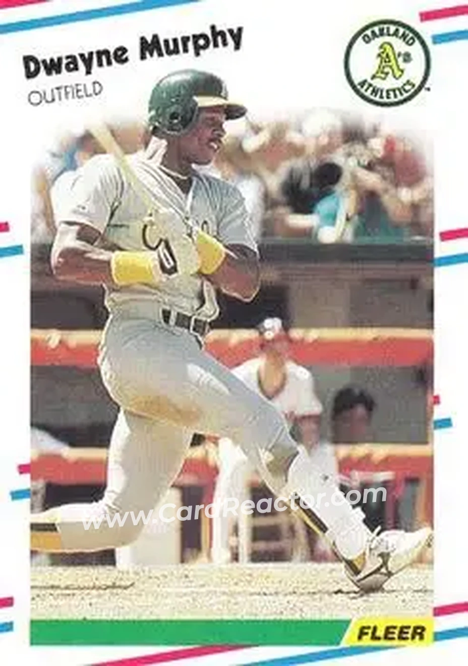 1988 Fleer #287 - Dwayne Murphy - Oakland Athletics - Front 1988 Fleer #287 - Dwayne Murphy - Oakland Athletics - Front