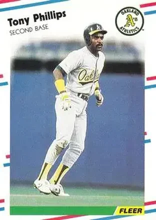1988 Fleer #290 - Tony Phillips - Oakland Athletics 1988 Fleer #290 - Tony Phillips - Oakland Athletics