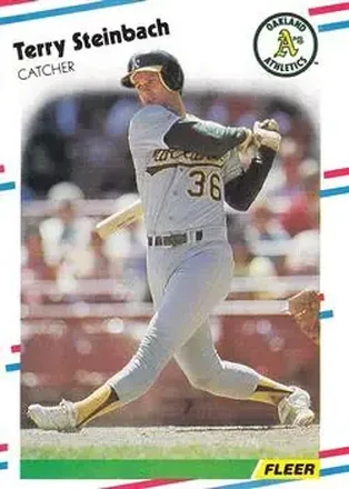 1988 Fleer #294 - Terry Steinbach - Oakland Athletics