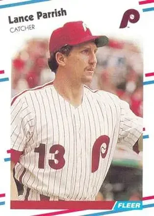 1988 Fleer #310 - Lance Parrish - Philadelphia Phillies 1988 Fleer #310 - Lance Parrish - Philadelphia Phillies