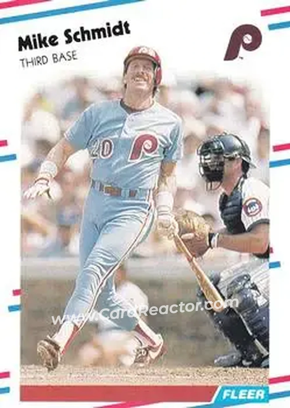 1988 Fleer #315 - Mike Schmidt - Philadelphia Phillies - Front