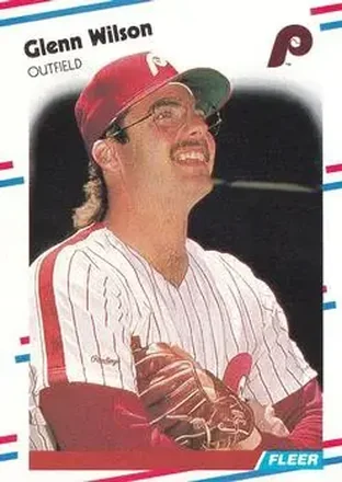 1988 Fleer #320 - Glenn Wilson - Philadelphia Phillies 1988 Fleer #320 - Glenn Wilson - Philadelphia Phillies