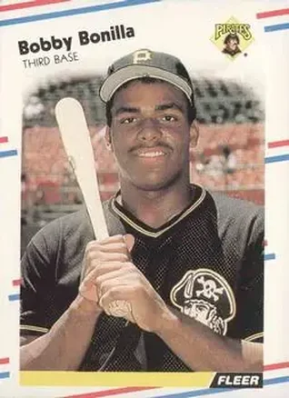 1988 Fleer #323 - Bobby Bonilla - Pittsburgh Pirates