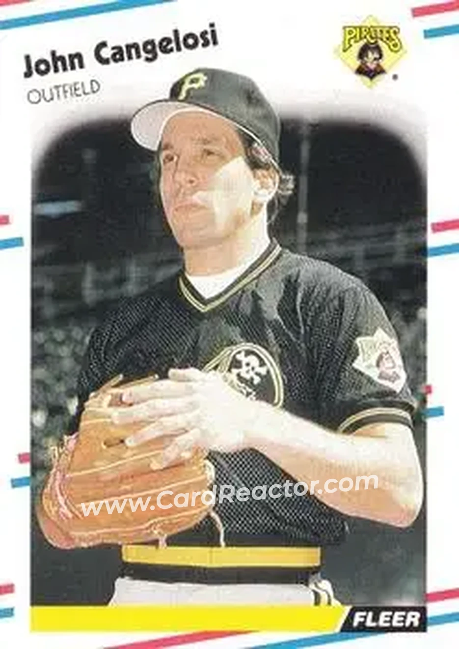 1988 Fleer #325 - John Cangelosi - Pittsburgh Pirates - Front 1988 Fleer #325 - John Cangelosi - Pittsburgh Pirates - Front