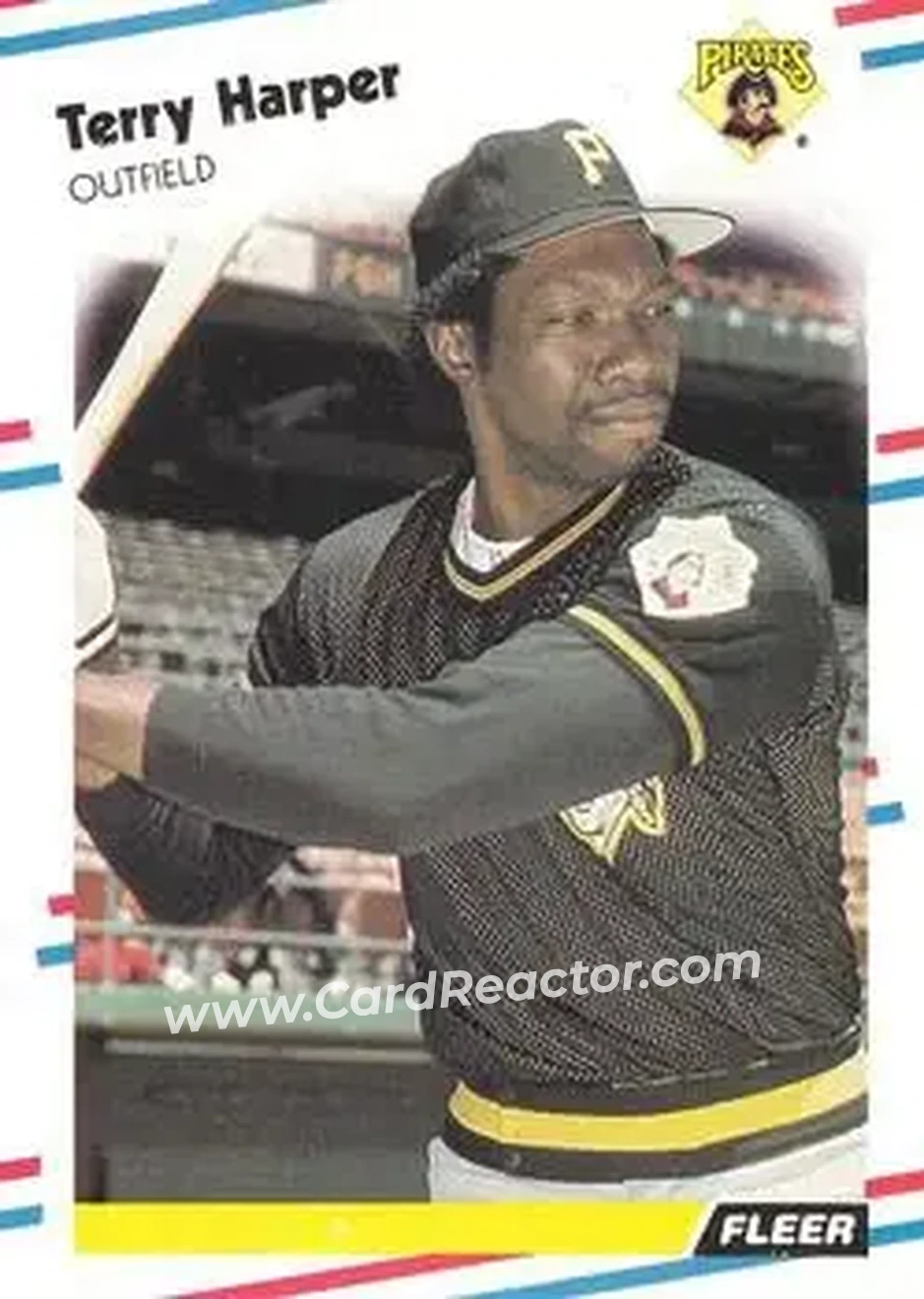 1988 Fleer #331 - Terry Harper - Pittsburgh Pirates - Front