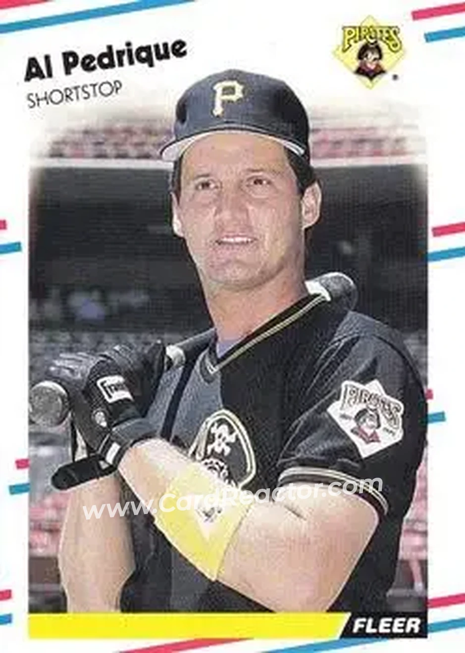 1988 Fleer #338 - Al Pedrique - Pittsburgh Pirates