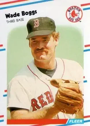 1988 Fleer #345 Wade Boggs