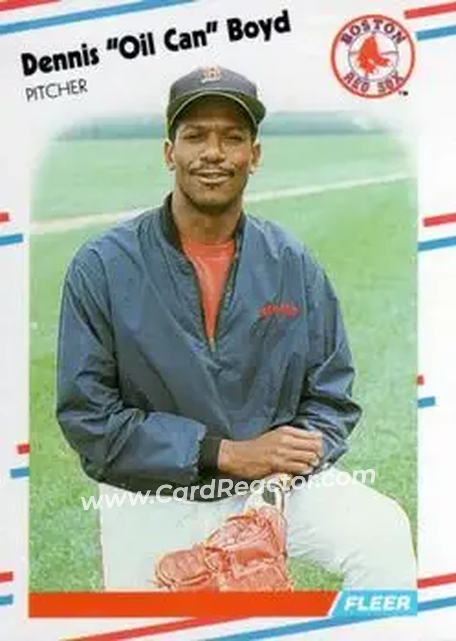 1988 Fleer #347 - Dennis Boyd - Boston Red Sox - Front 1988 Fleer #347 - Dennis Boyd - Boston Red Sox - Front