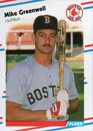 1988 Fleer #354 - Mike Greenwell - Boston Red Sox