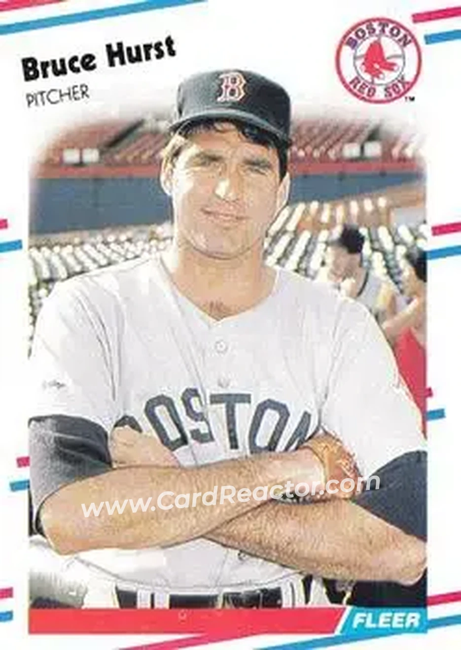 1988 Fleer #356 - Bruce Hurst - Boston Red Sox - Front 1988 Fleer #356 - Bruce Hurst - Boston Red Sox - Front