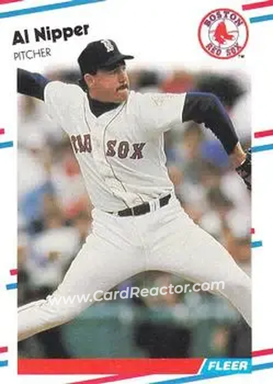 1988 Fleer #358 - Al Nipper - Boston Red Sox - Front 1988 Fleer #358 - Al Nipper - Boston Red Sox - Front