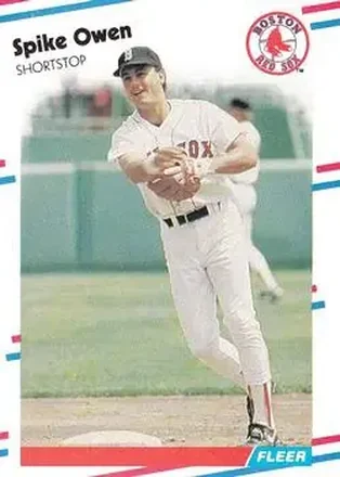 1988 Fleer #359 - Spike Owen - Boston Red Sox