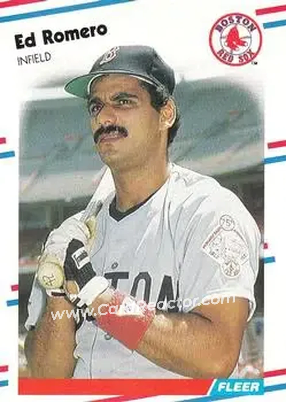 1988 Fleer #362 - Ed Romero - Boston Red Sox - Front