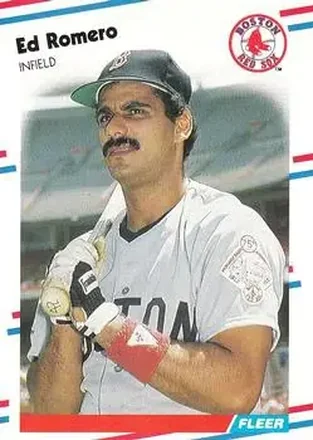 1988 Fleer #362 - Ed Romero - Boston Red Sox