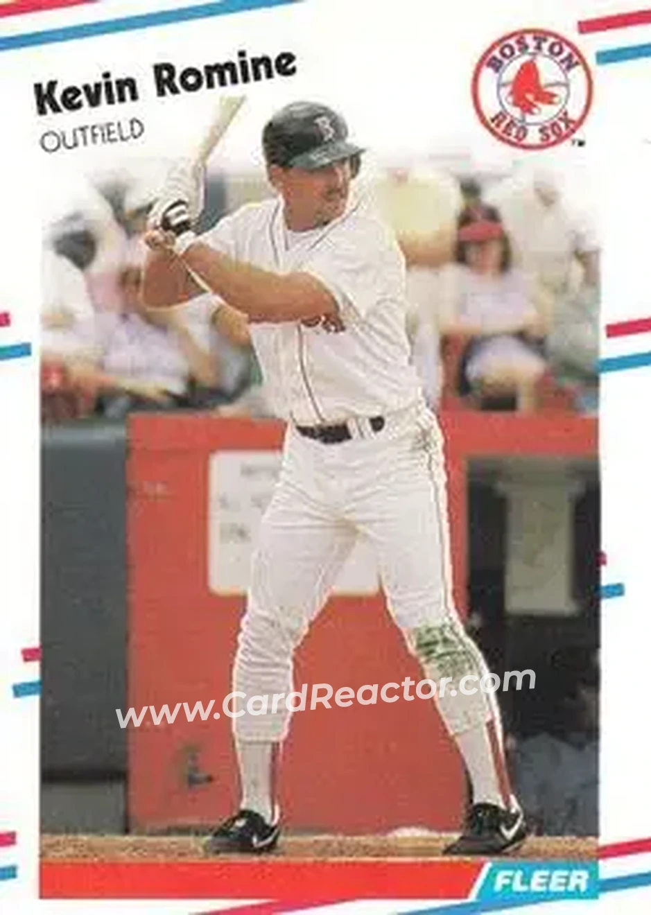 1988 Fleer #363 - Kevin Romine - Boston Red Sox - Front