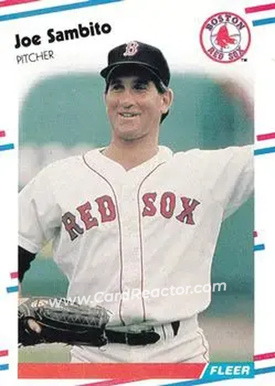 1988 Fleer #364 - Joe Sambito - Boston Red Sox - Front