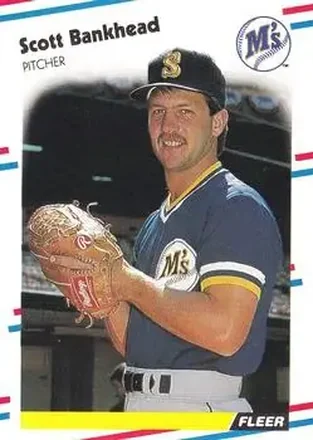 1988 Fleer #368 - Scott Bankhead - Seattle Mariners
