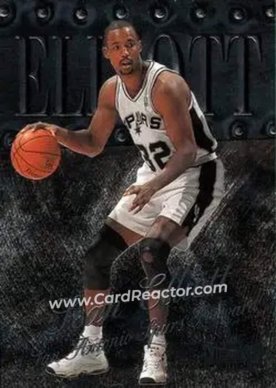 1998-99 Metal Universe #101 - Sean Elliott - San Antonio Spurs - Front