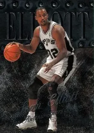 1998-99 Metal Universe #101 - Sean Elliott - San Antonio Spurs 1998-99 Metal Universe #101 - Sean Elliott - San Antonio Spurs