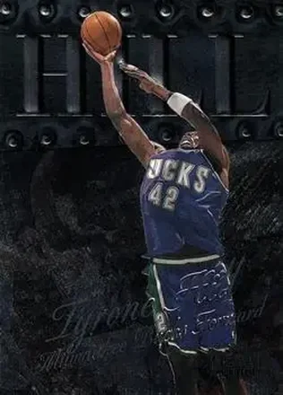 1998-99 Metal Universe #103 - Tyrone Hill - Milwaukee Bucks 1998-99 Metal Universe #103 - Tyrone Hill - Milwaukee Bucks