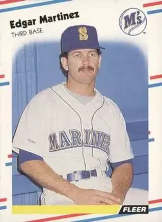 1988 Fleer #378 Edgar Martinez