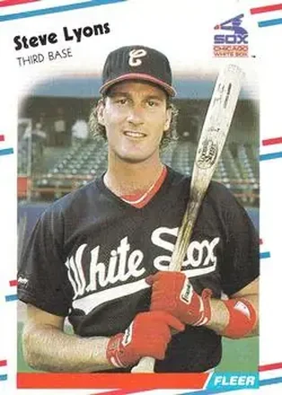 1988 Fleer #405 - Steve Lyons - Chicago White Sox 1988 Fleer #405 - Steve Lyons - Chicago White Sox