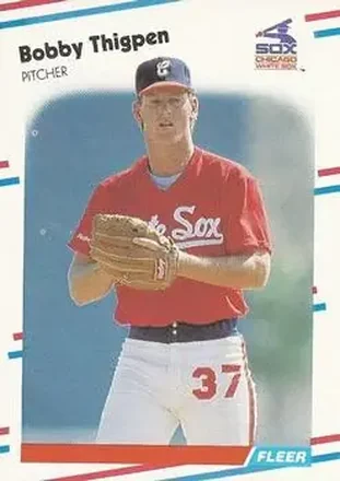 1988 Fleer #410 - Bobby Thigpen - Chicago White Sox 1988 Fleer #410 - Bobby Thigpen - Chicago White Sox