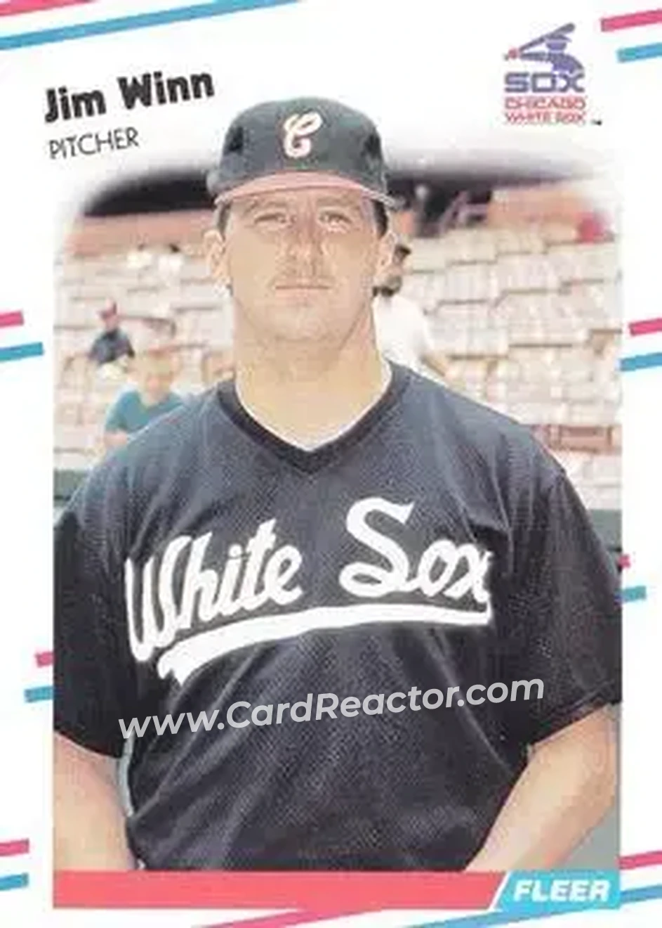 1988 Fleer #413 - Jim Winn - Chicago White Sox - Front