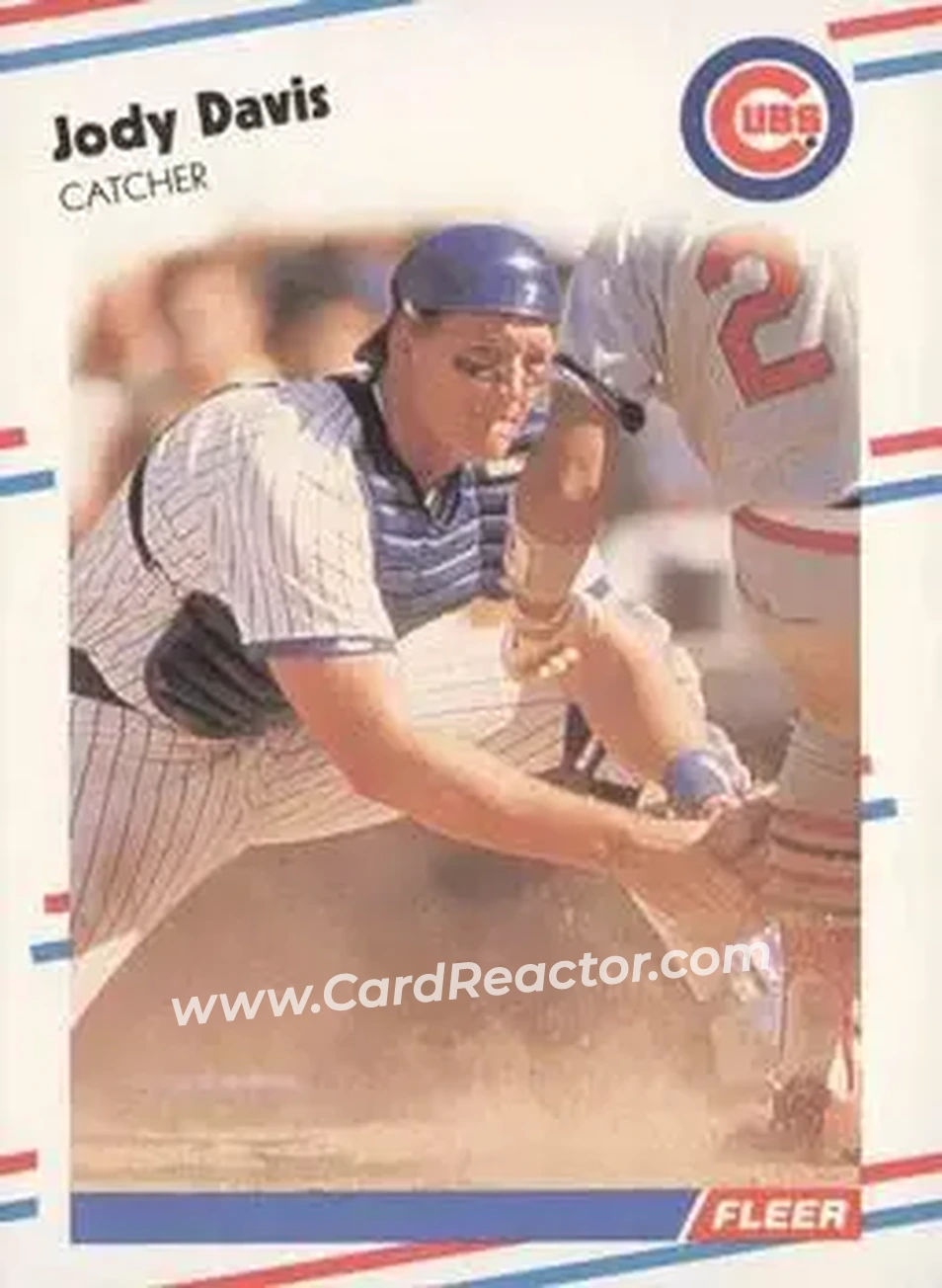 1988 Fleer #414 - Jody Davis - Chicago Cubs - Front 1988 Fleer #414 - Jody Davis - Chicago Cubs - Front