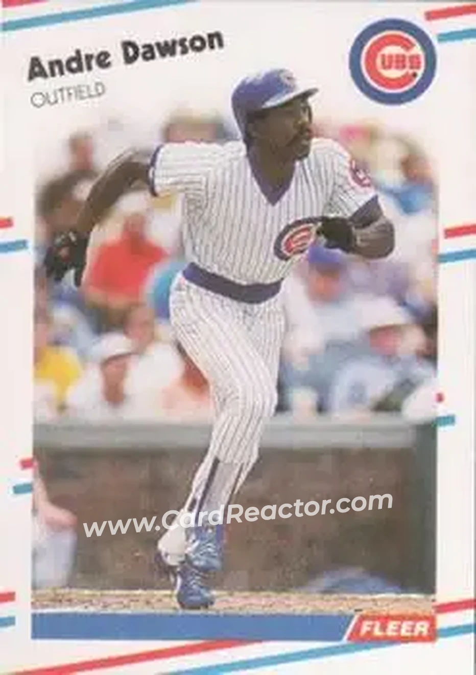1988 Fleer #415 - Andre Dawson - Chicago Cubs - Front