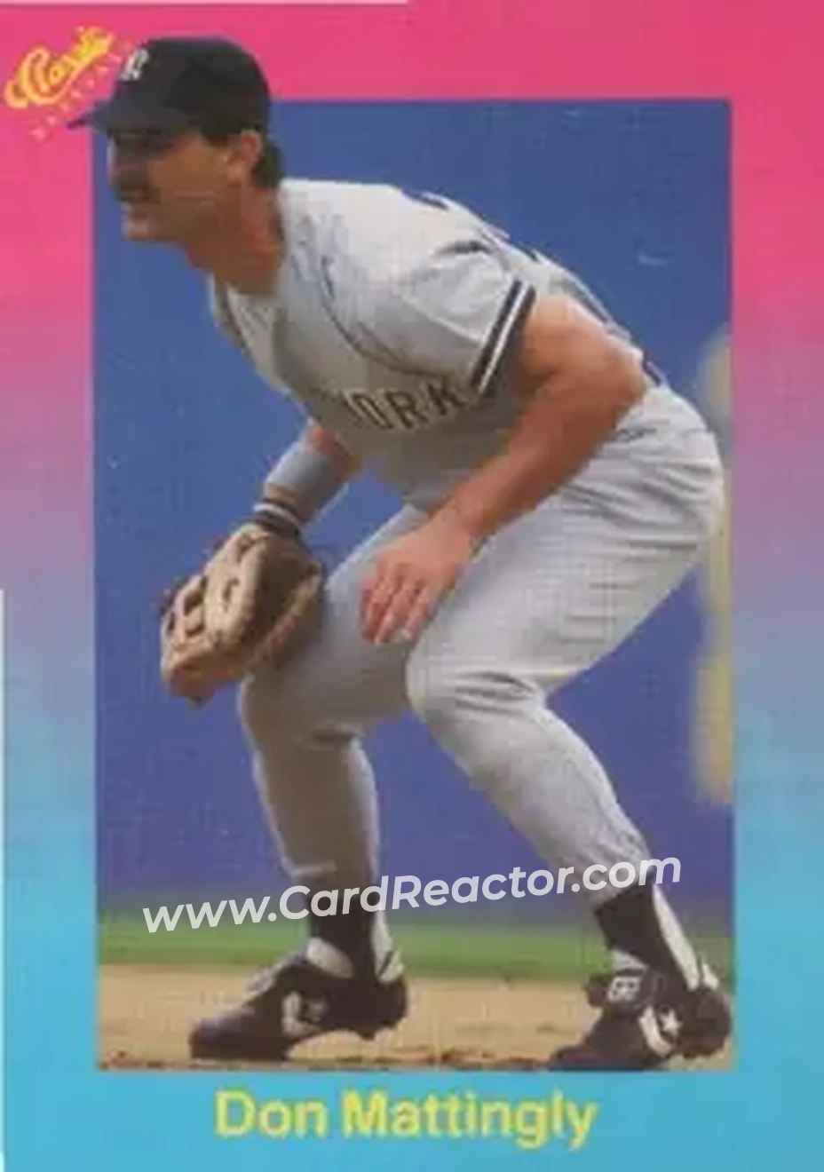 1989 Classic #5 - Don Mattingly - New York Yankees - Front