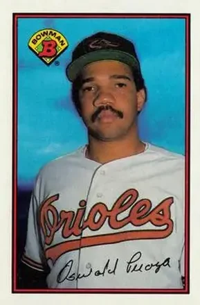 1989 Bowman #1 - Oswald Peraza - Baltimore Orioles 1989 Bowman #1 - Oswald Peraza - Baltimore Orioles