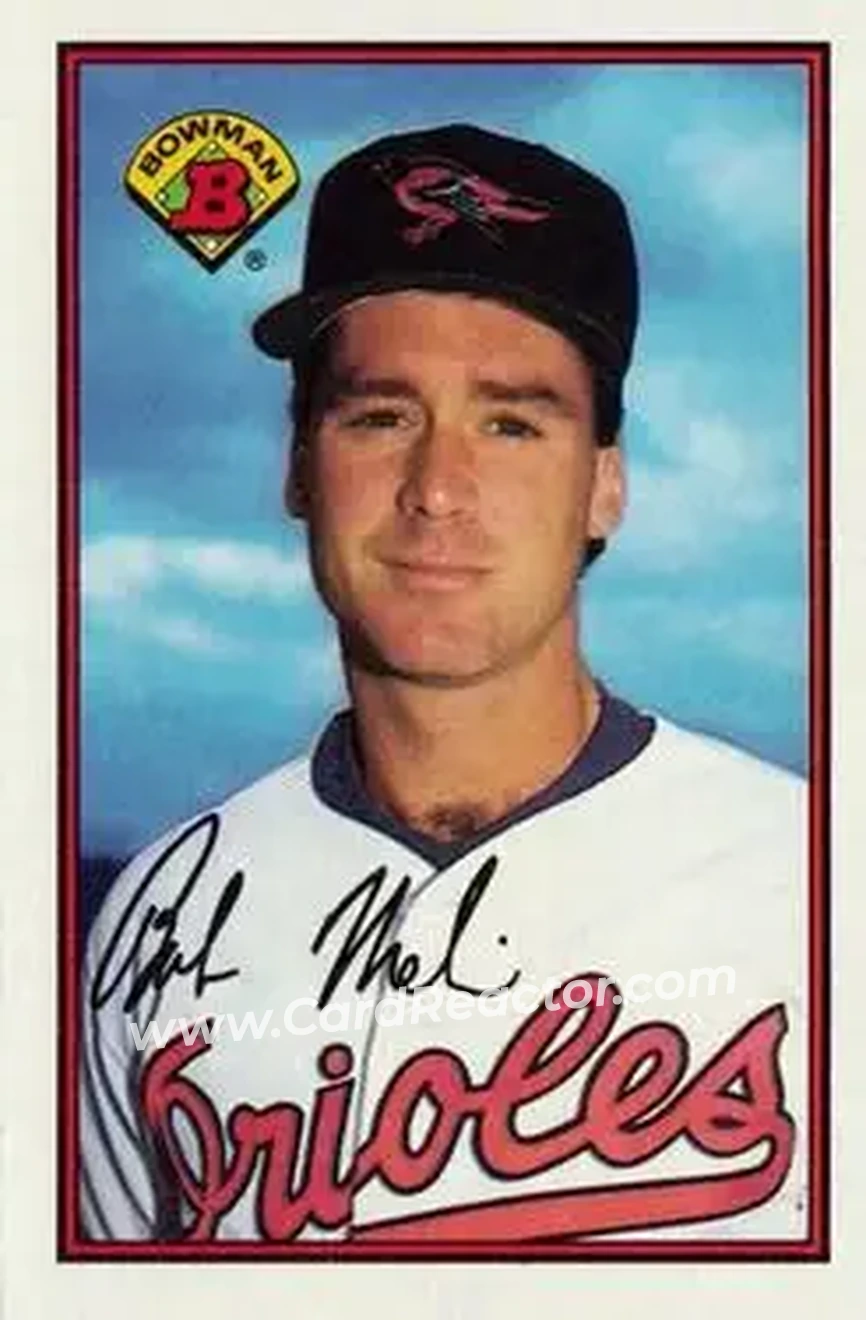 1989 Bowman #8 - Bob Melvin - Baltimore Orioles - Front 1989 Bowman #8 - Bob Melvin - Baltimore Orioles - Front