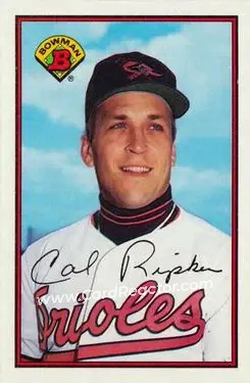 1989 Bowman #9 - Cal Ripken - Baltimore Orioles - Front