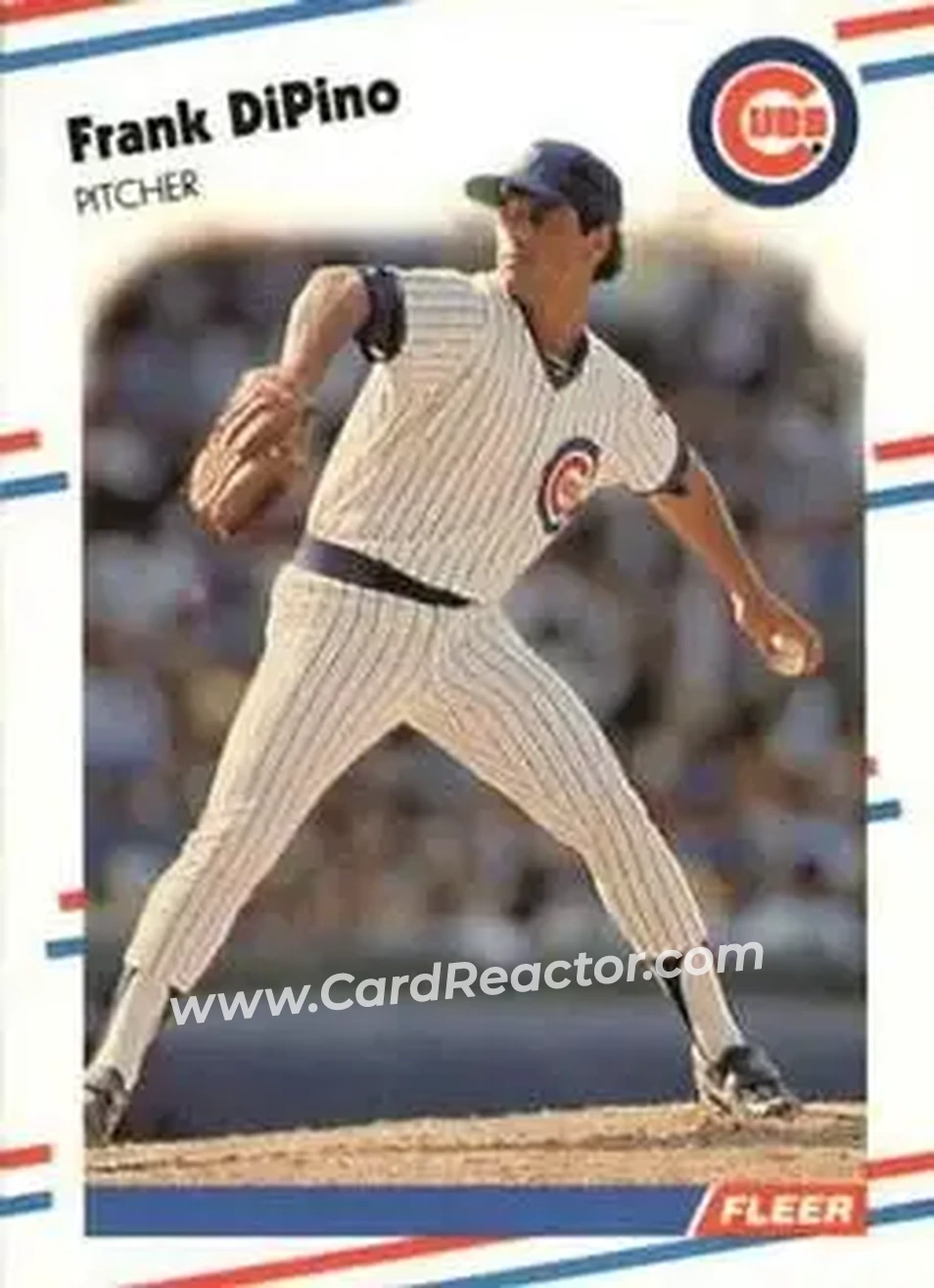 1988 Fleer #418 - Frank DiPino - Chicago Cubs - Front