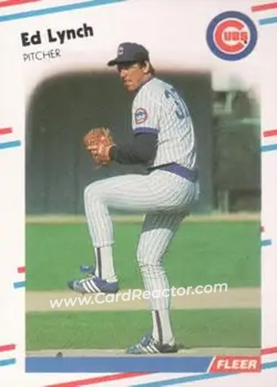1988 Fleer #422 - Ed Lynch - Chicago Cubs - Front 1988 Fleer #422 - Ed Lynch - Chicago Cubs - Front