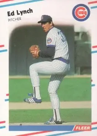 1988 Fleer #422 - Ed Lynch - Chicago Cubs