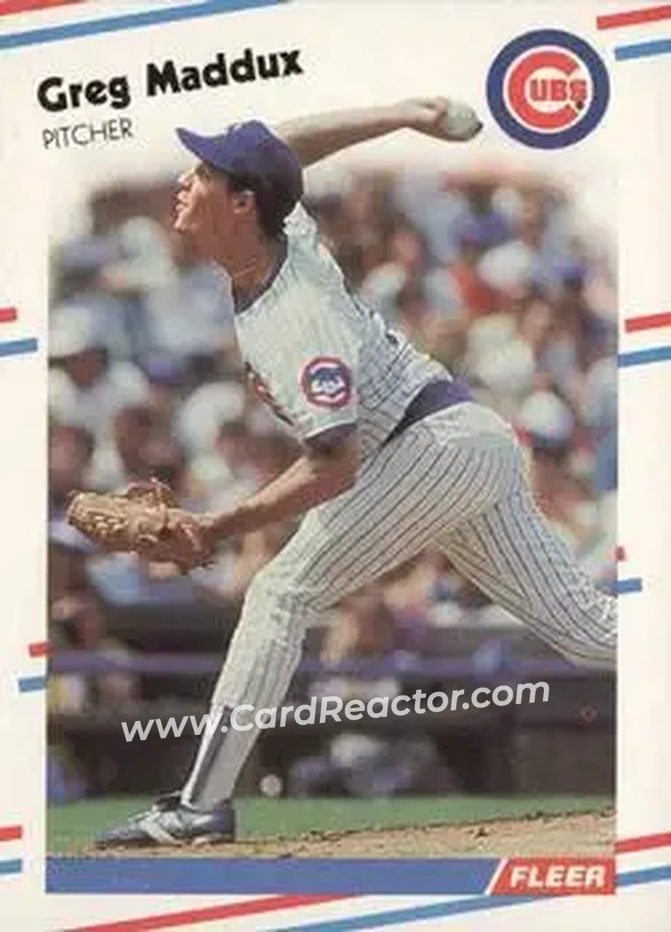 1988 Fleer #423 - Greg Maddux - Chicago Cubs - Front