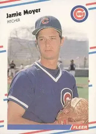 1988 Fleer #426 - Jamie Moyer - Chicago Cubs